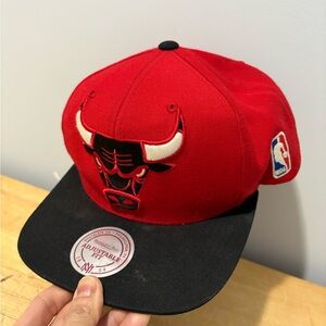 Mitchell & Ness Chicago bulls hardwood classics red green snapback hat